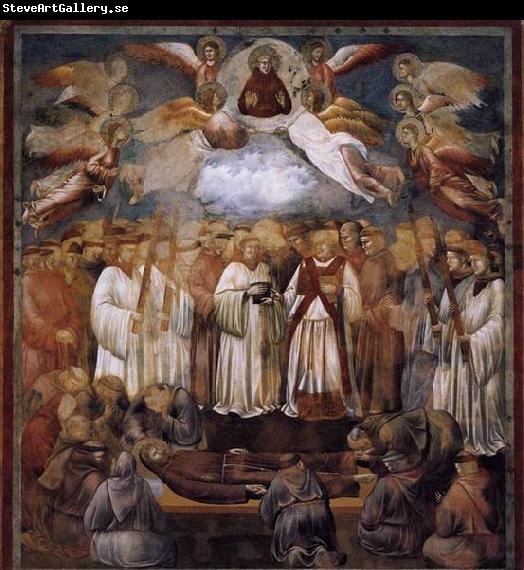 GIOTTO di Bondone Death and Ascension of St Francis